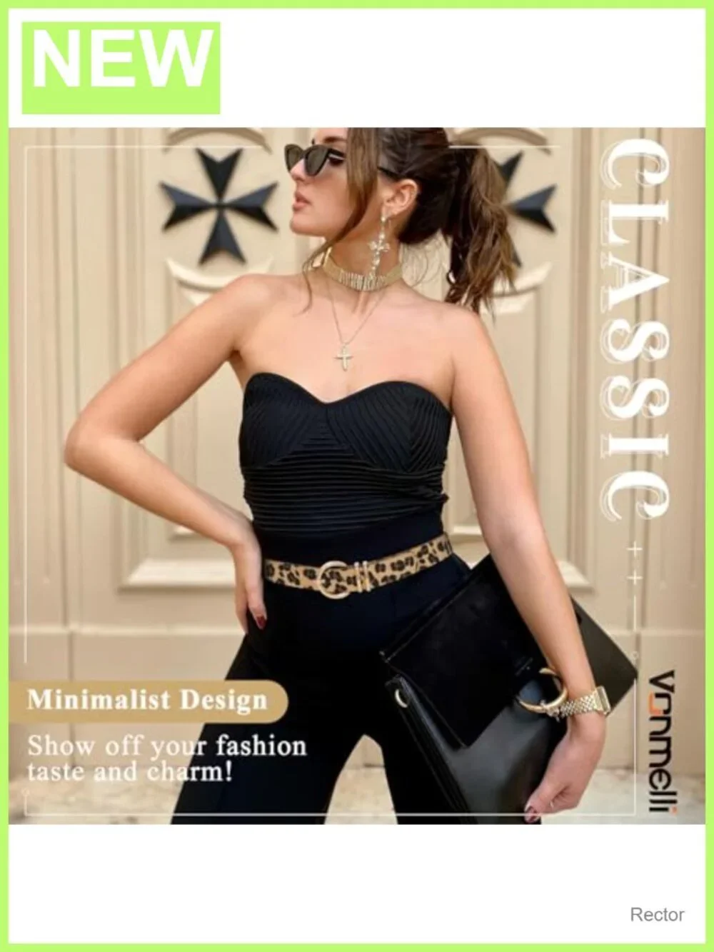 3 Pack Women's Faux Leather Belts with Gold Buckle for Jeans Dresses Waist Belt